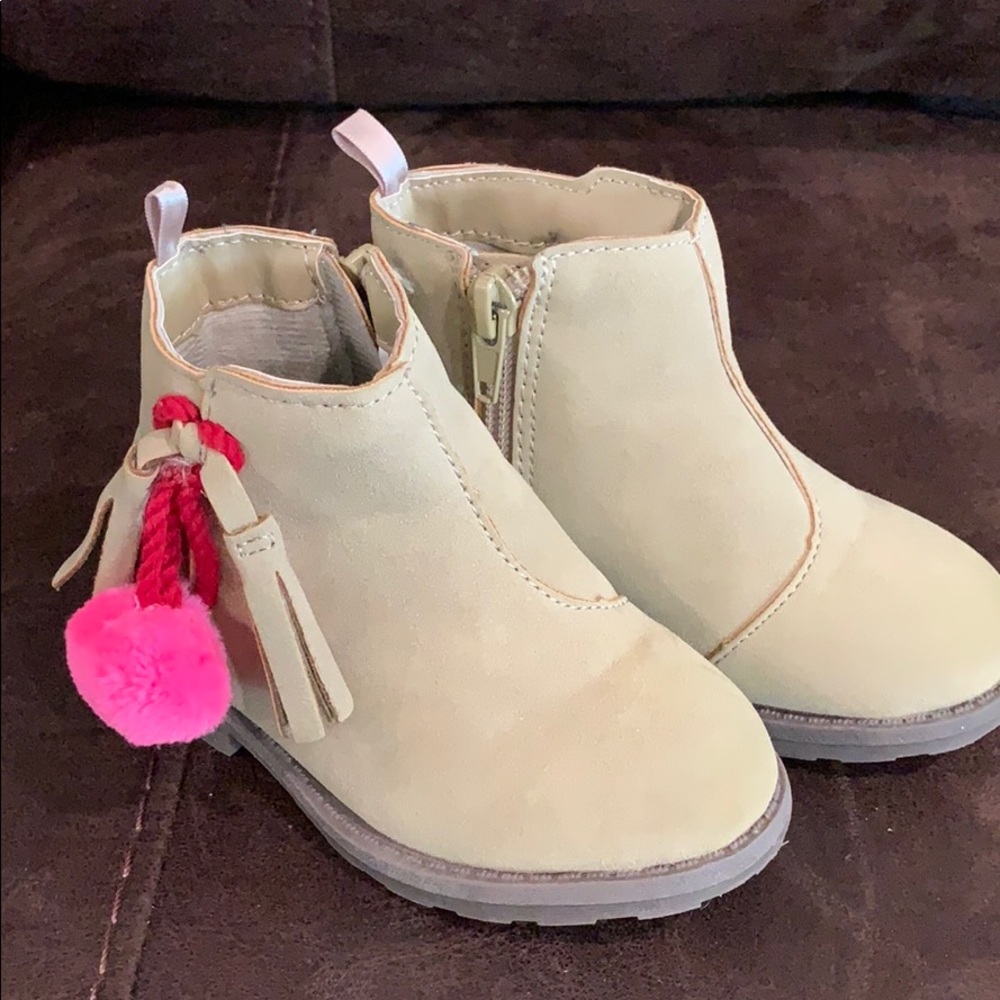 Toddler Girl 6 Tan Boots